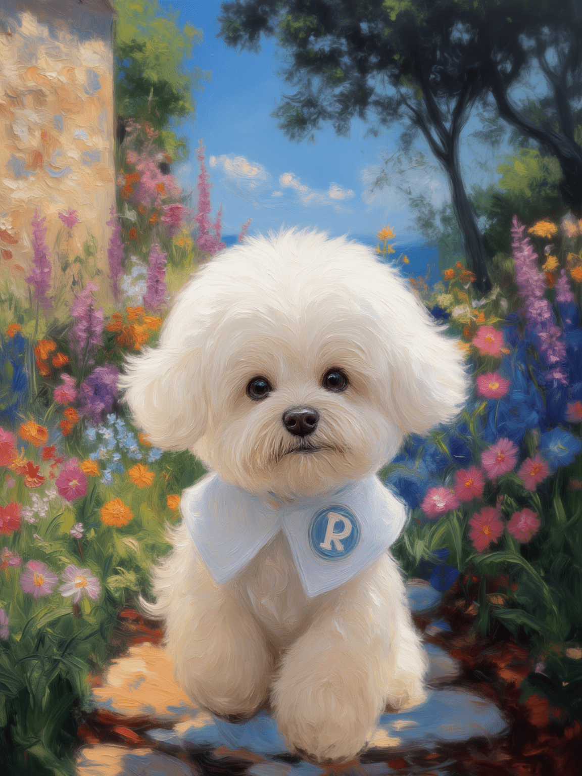 Van Gogh's Path among Flowers - JoySnoot