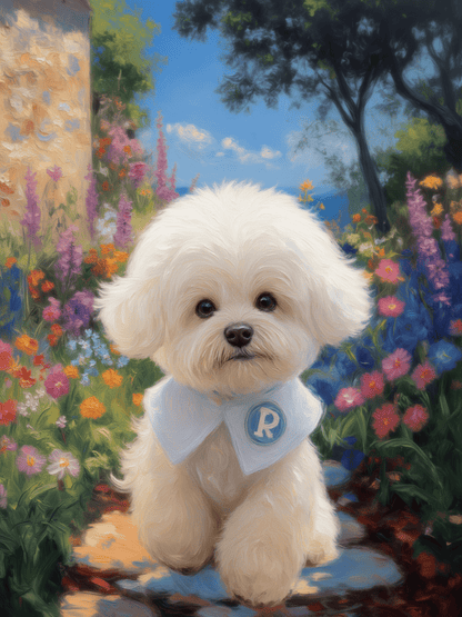 Van Gogh's Path among Flowers - JoySnoot