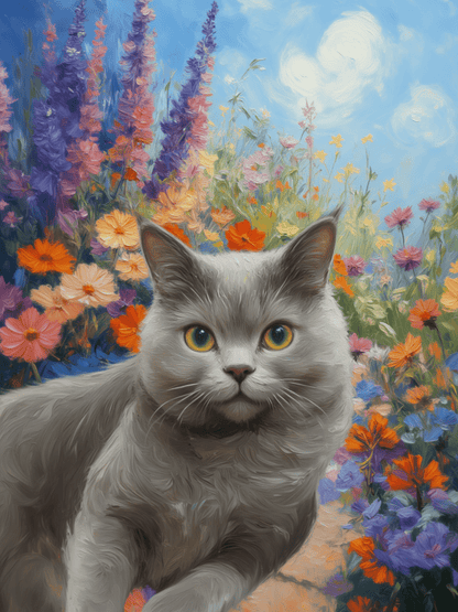 Van Gogh's Path among Flowers - JoySnoot