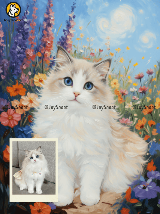 Van Gogh's Path among Flowers - JoySnoot
